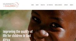 Desktop Screenshot of humanityforchildren.org