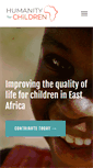 Mobile Screenshot of humanityforchildren.org